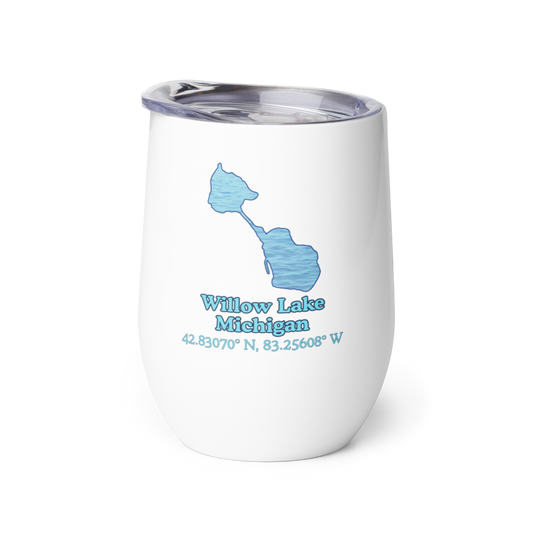 Willow Lake Wine Tumbler