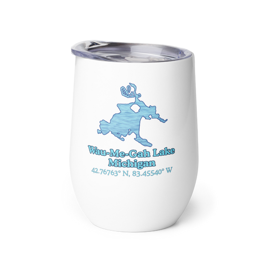 Wau-Me-Gah Lake  Wine Tumbler