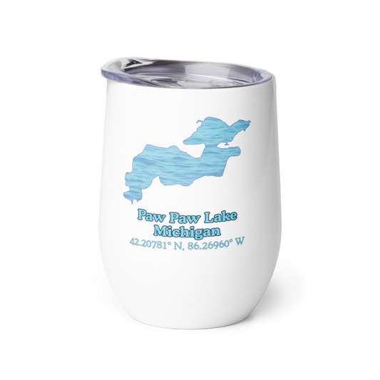 Paw Paw Lake Wine Tumbler