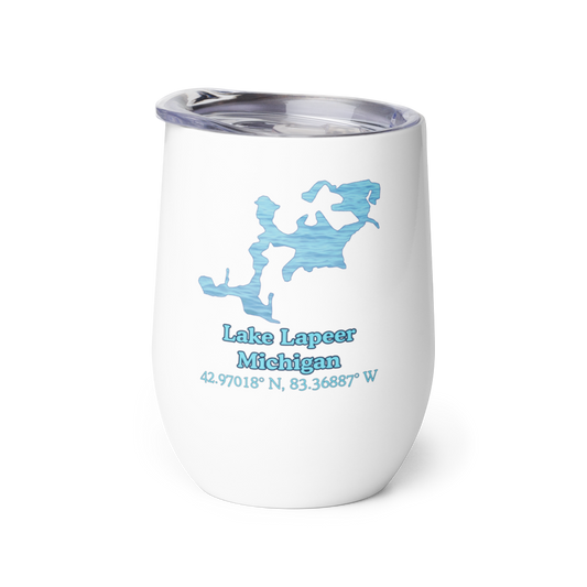 Lake Lapeer Wine Tumbler