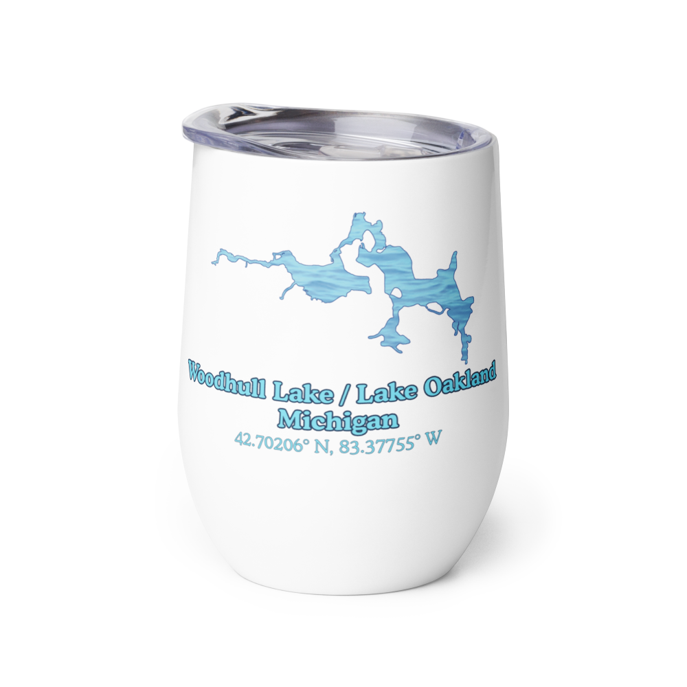 Woodhull Lake / Lake Oakland Wine Tumbler