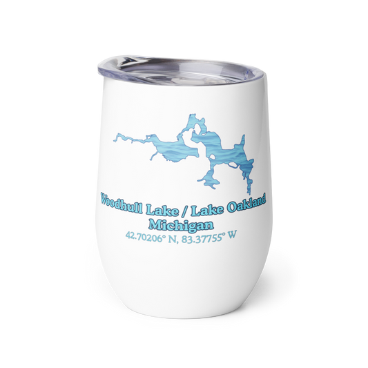 Woodhull Lake / Lake Oakland Wine Tumbler