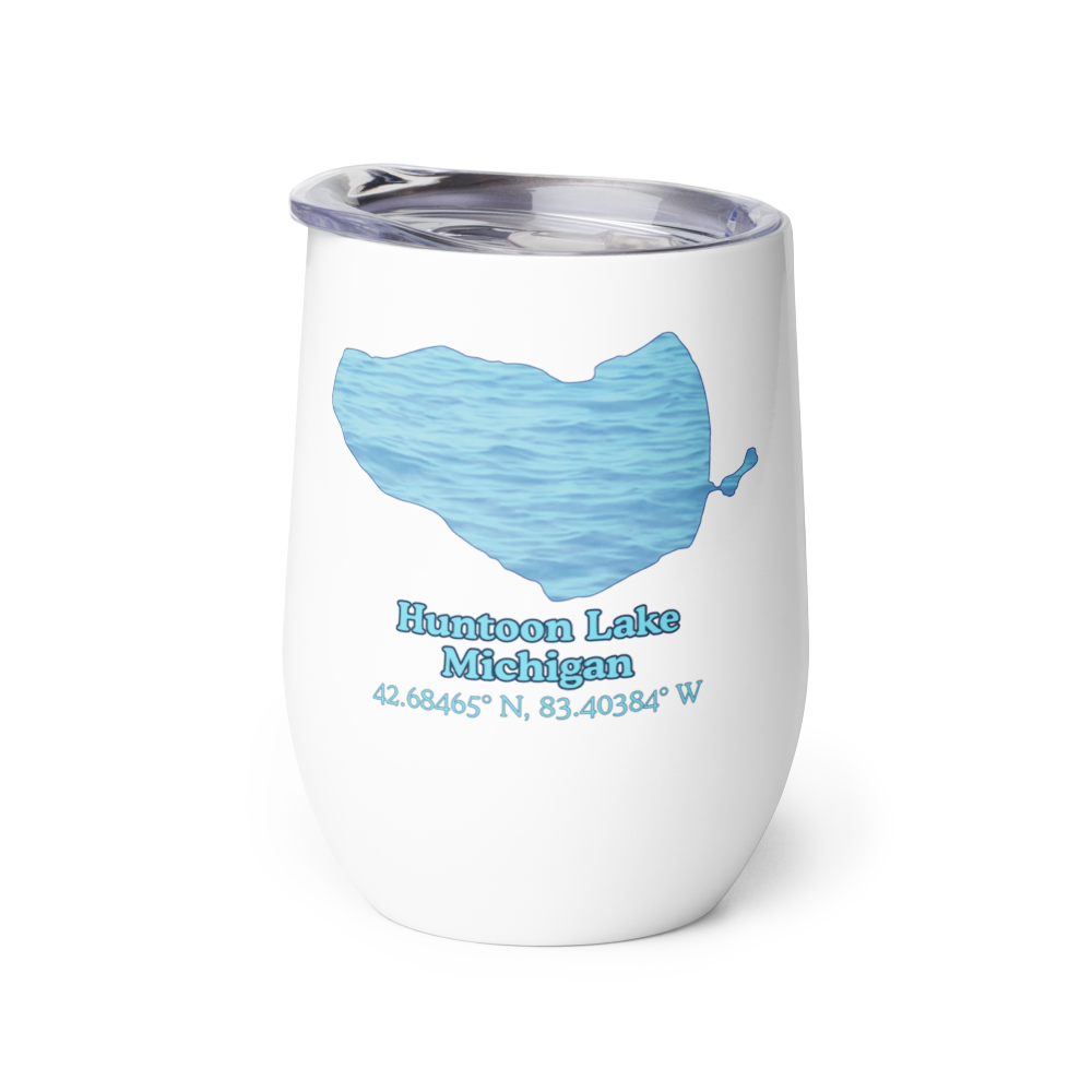 Huntoon Lake Wine Tumbler