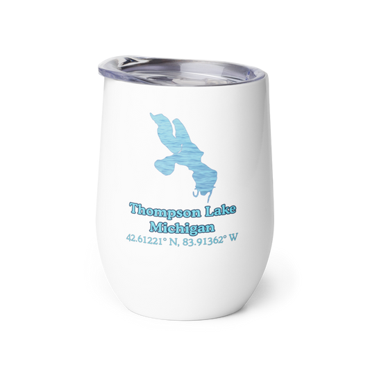 Thompson Lake Wine Tumbler