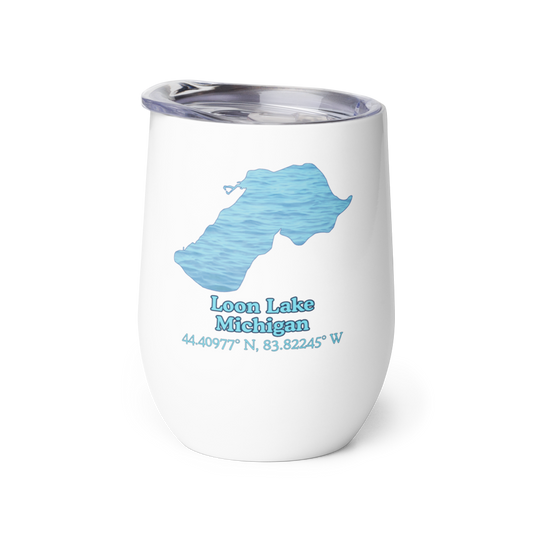 Loon Lake Wine Tumbler
