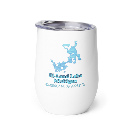 Hi-Land Lake Wine Tumbler