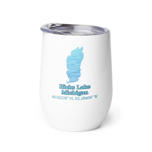 Hicks Lake Wine Tumbler
