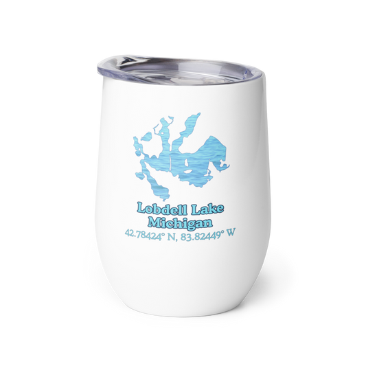 Lobdell Lake Wine tumbler