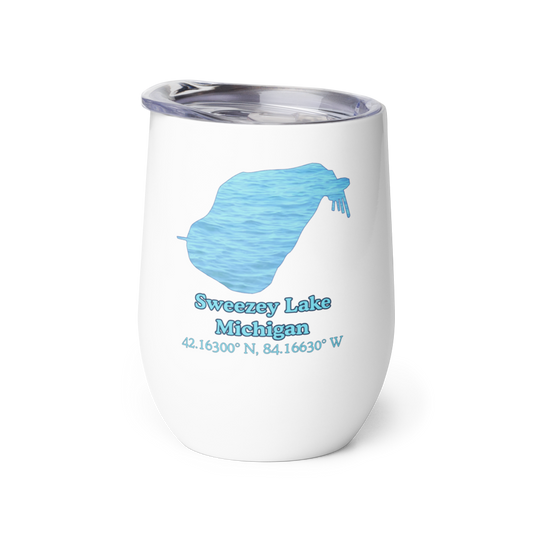 Sweezey Lake Wine Tumbler