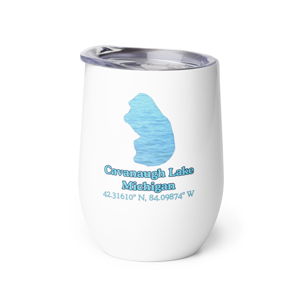 Cavanaugh Lake Wine Tumbler