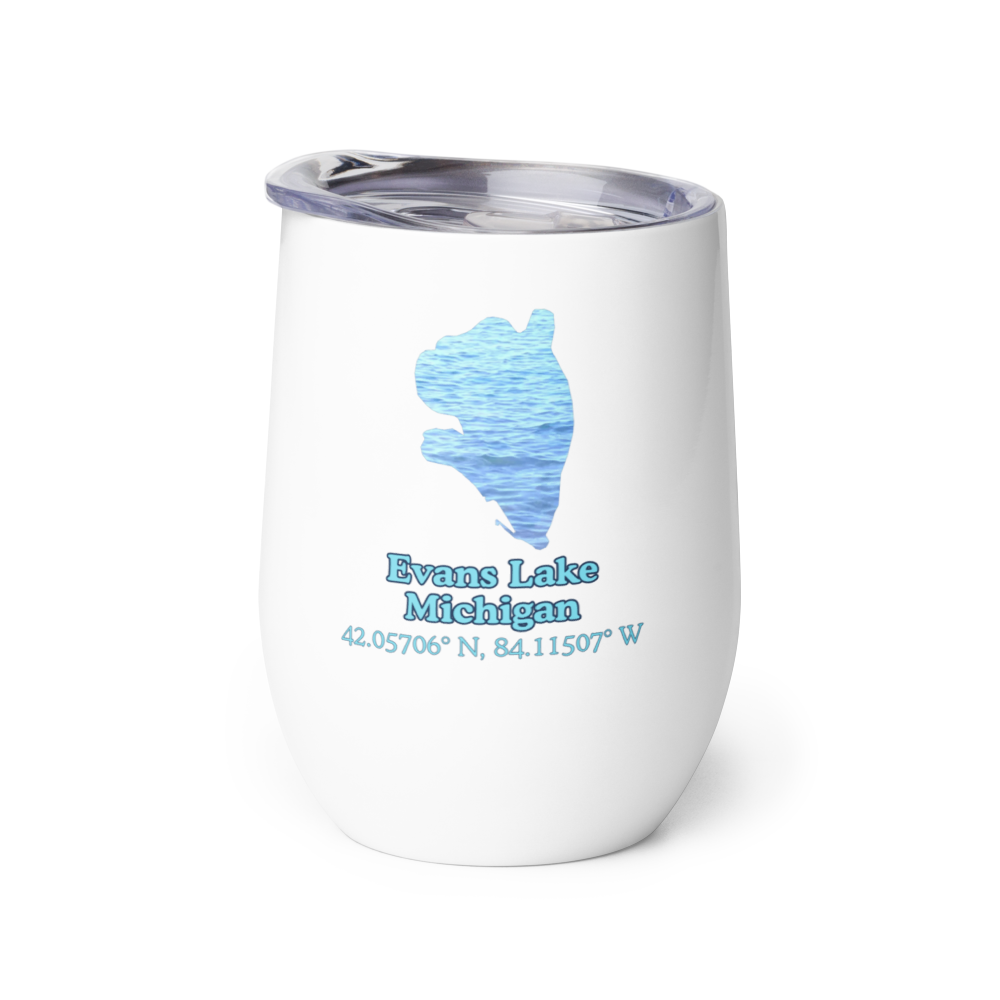 Evans Lake Wine Tumbler