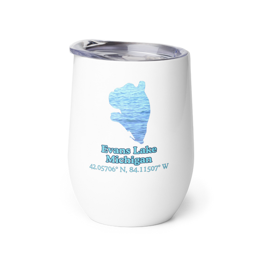 Evans Lake Wine Tumbler