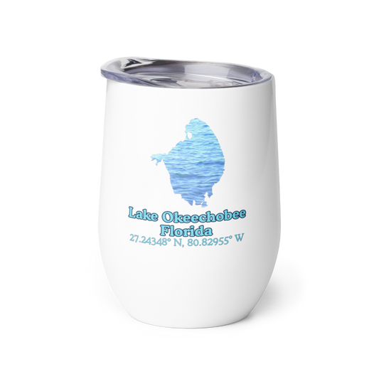 Lake Okeechobee Wine tumbler
