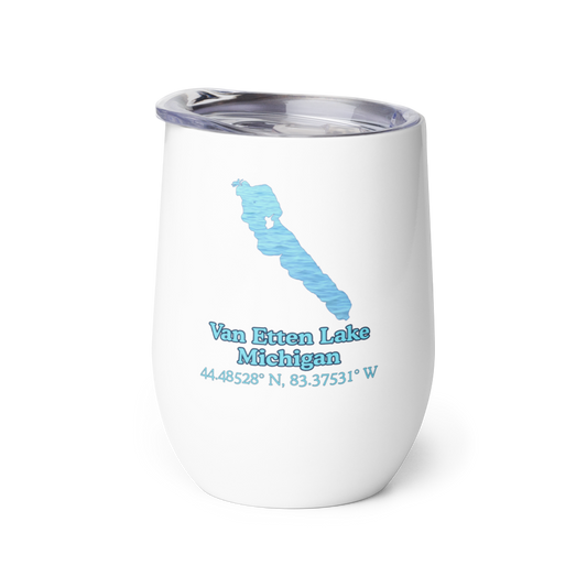 Van Etten Lake Wine Tumbler