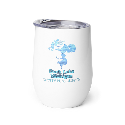 Duck Lake Wine Tumbler