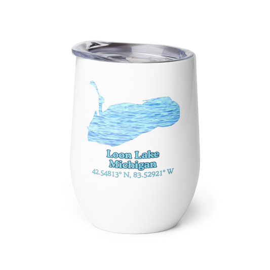 Loon Lake Wine Tumbler