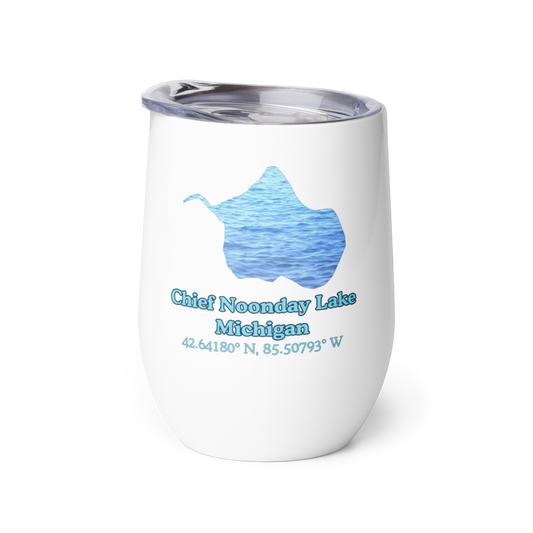 Chief Noonday Lake Wine Tumbler