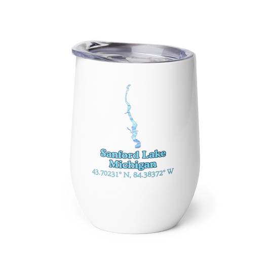 Sanford Lake Wine Tumbler