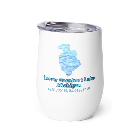 Lower Barnhart Lake Wine Tumbler