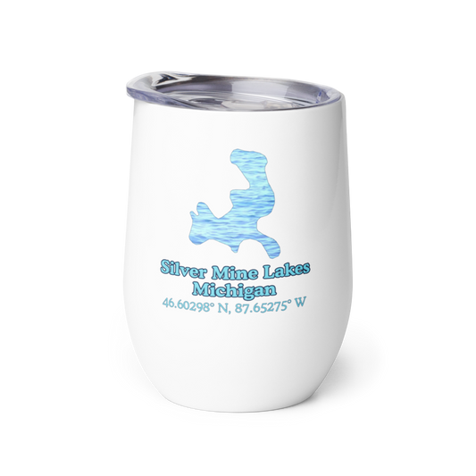 Silver Mine Lakes Wine Tumbler