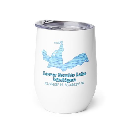 Lower Straits Lake Wine Tumbler
