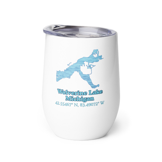 Wolverine Lake Wine Tumbler