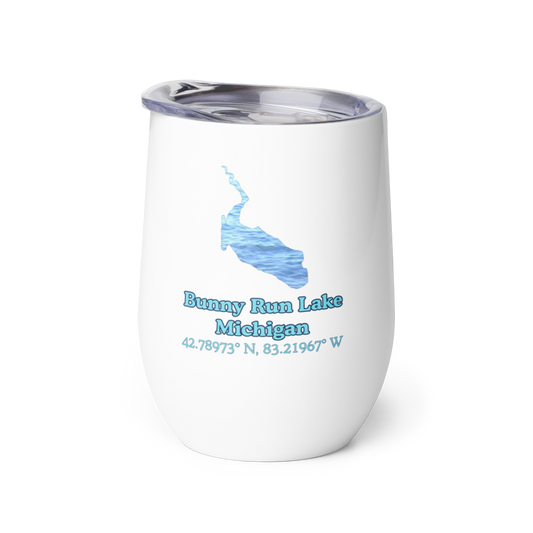 Bunny Run Lake Wine Tumbler