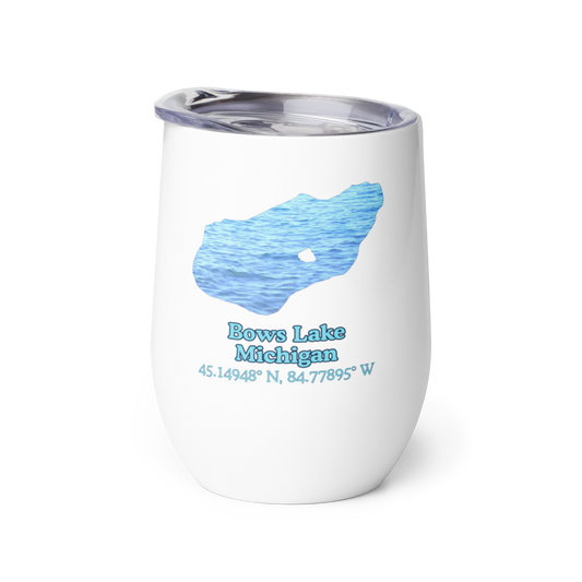 Bows Lake Wine Tumbler