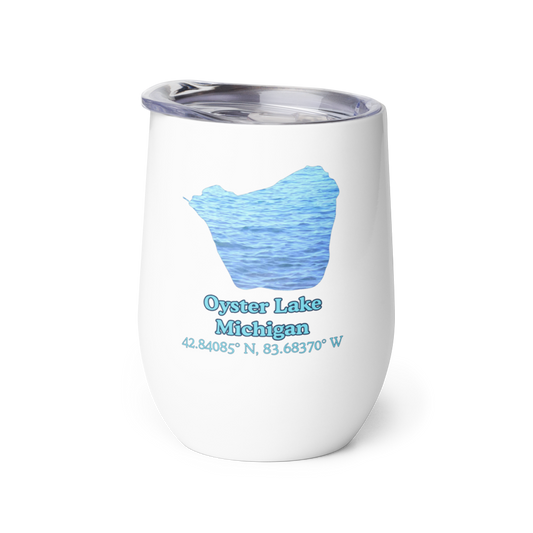 Oyster Lake Wine Tumbler