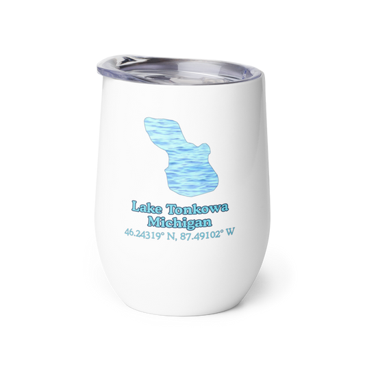 Lake Tonkowa Wine Tumbler