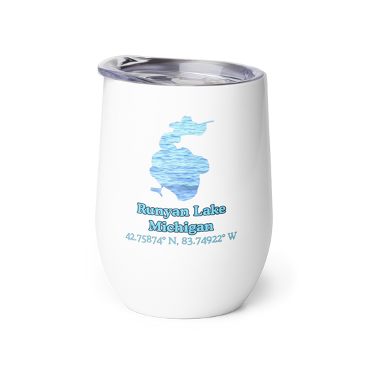 Runyan Lake Wine Tumbler