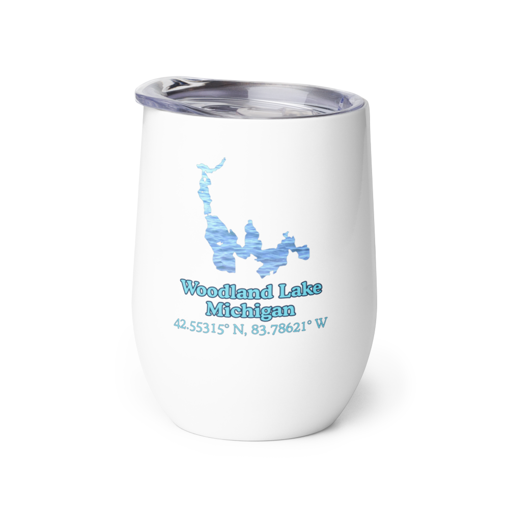 Woodland Lake Wine Tumbler
