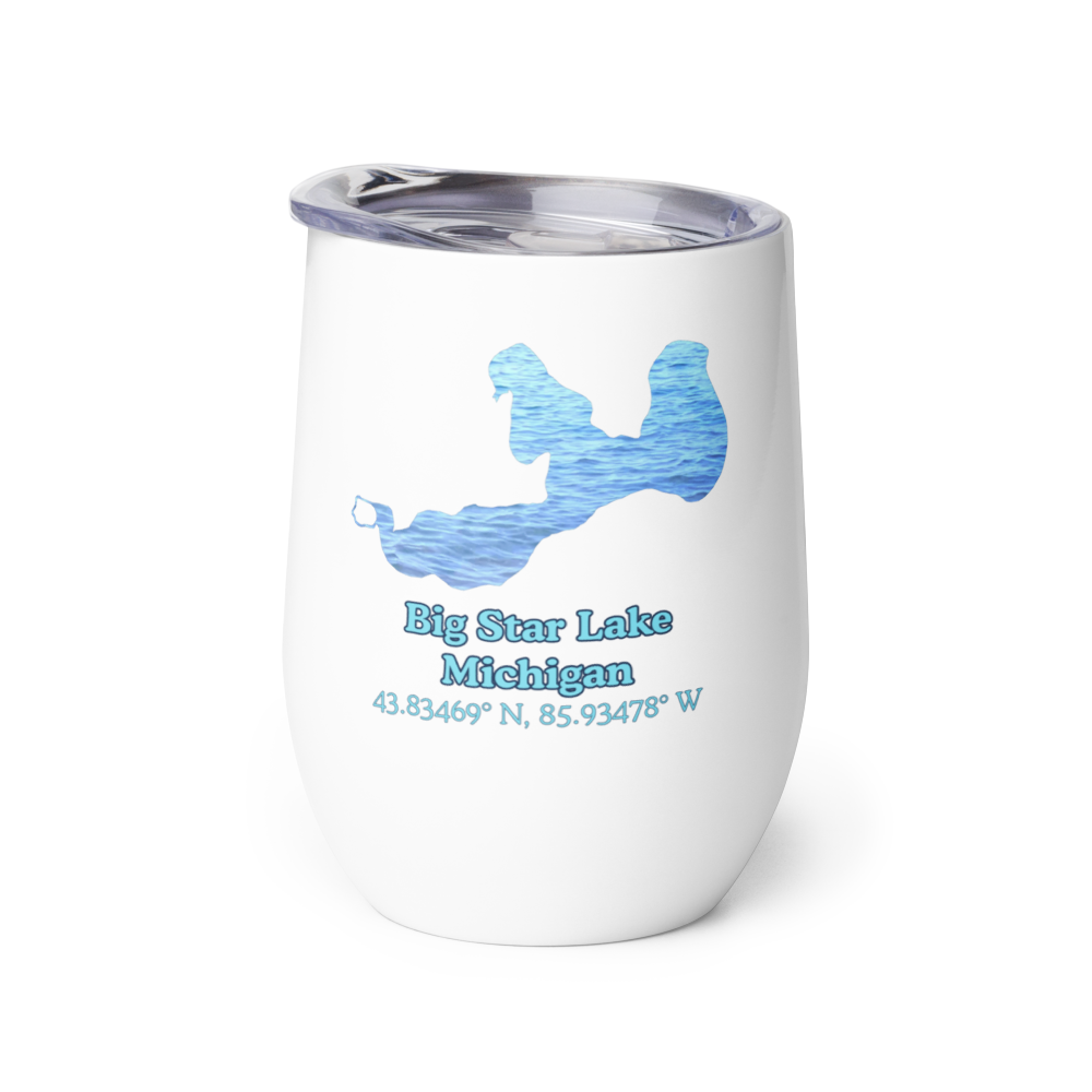 Big Star Lake Wine Tumbler