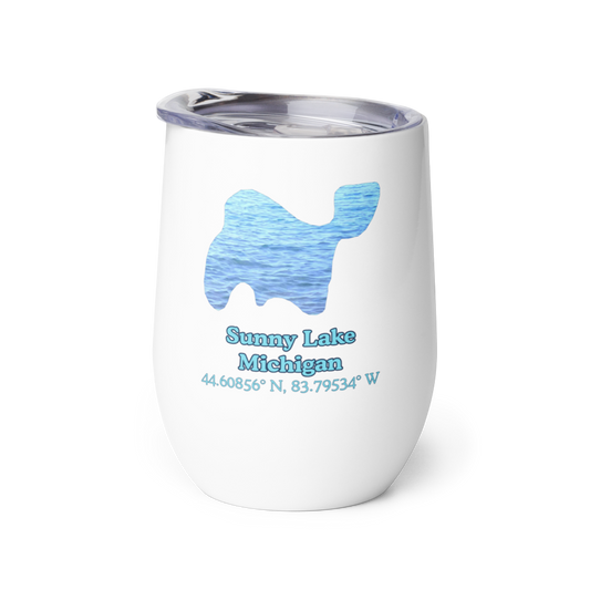 Sunny Lake Wine Tumbler