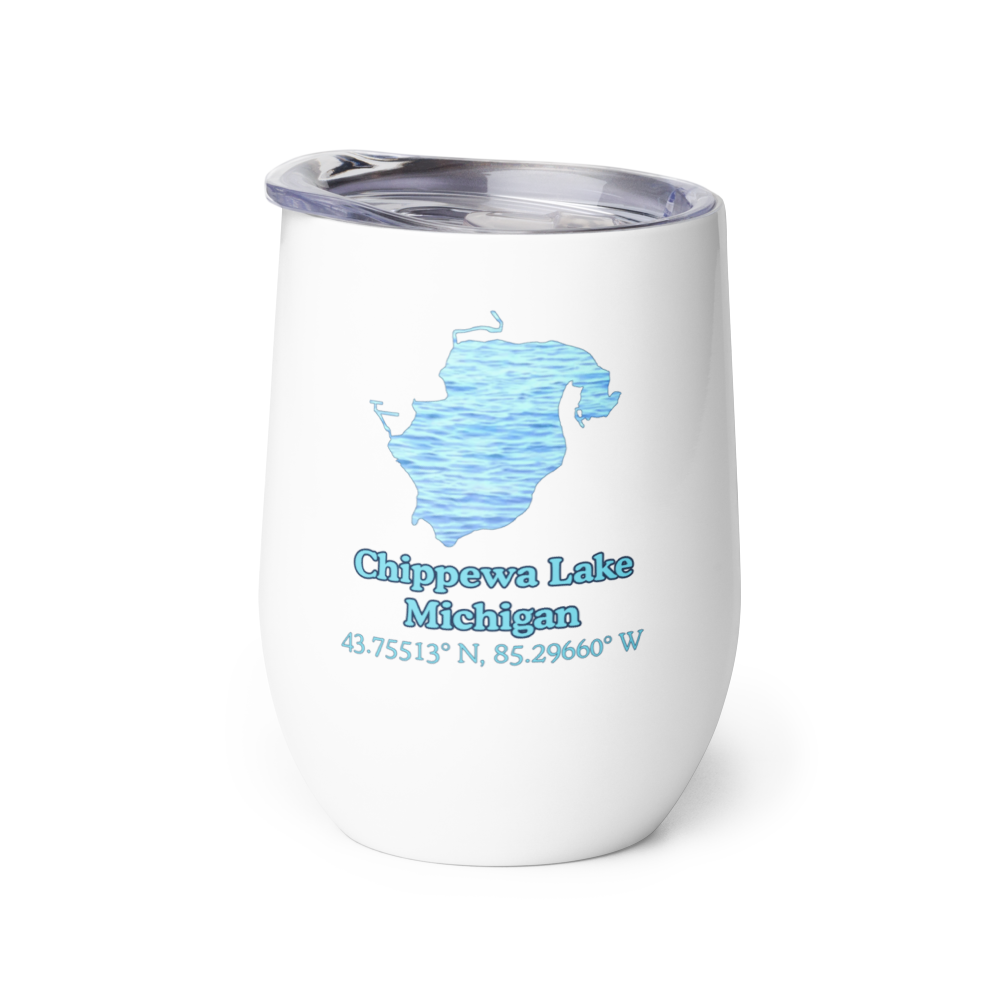 Chippewa Lake Wine Tumbler