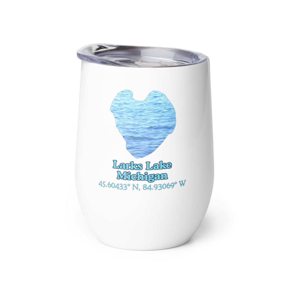 Larks Lake Wine Tumbler