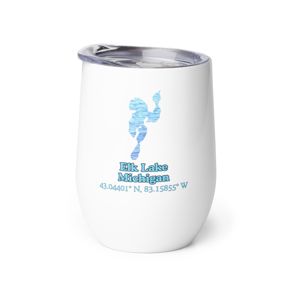 Elk Lake Wine Tumbler