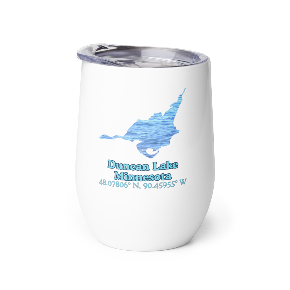 Duncan Lake Wine Tumbler