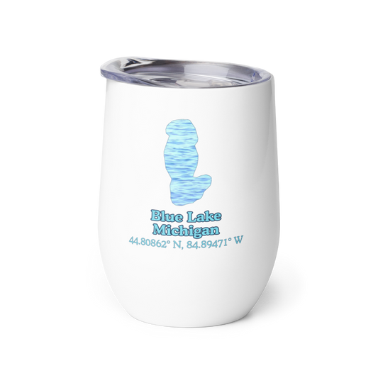 Blue Lake Wine Tumbler