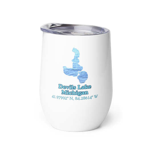 Devils Lake Wine Tumbler