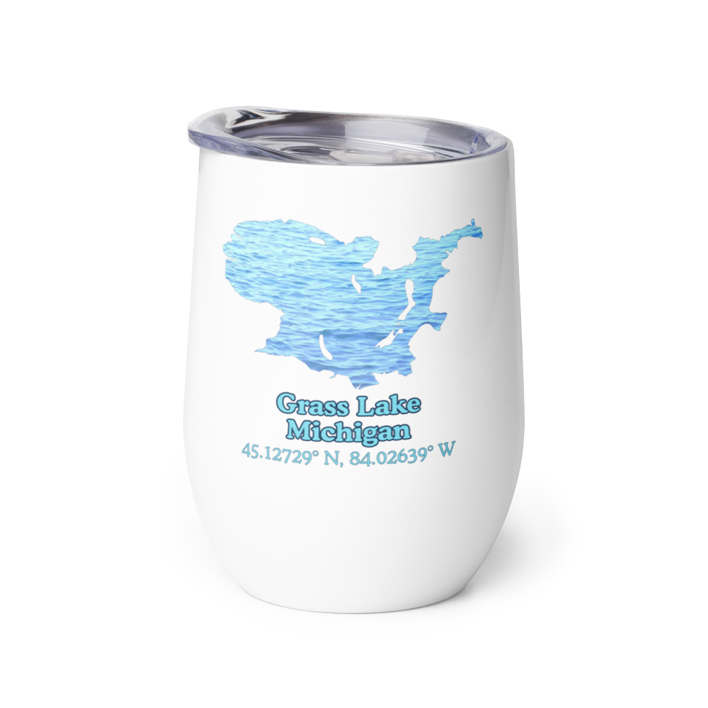 Grass Lake Wine Tumbler