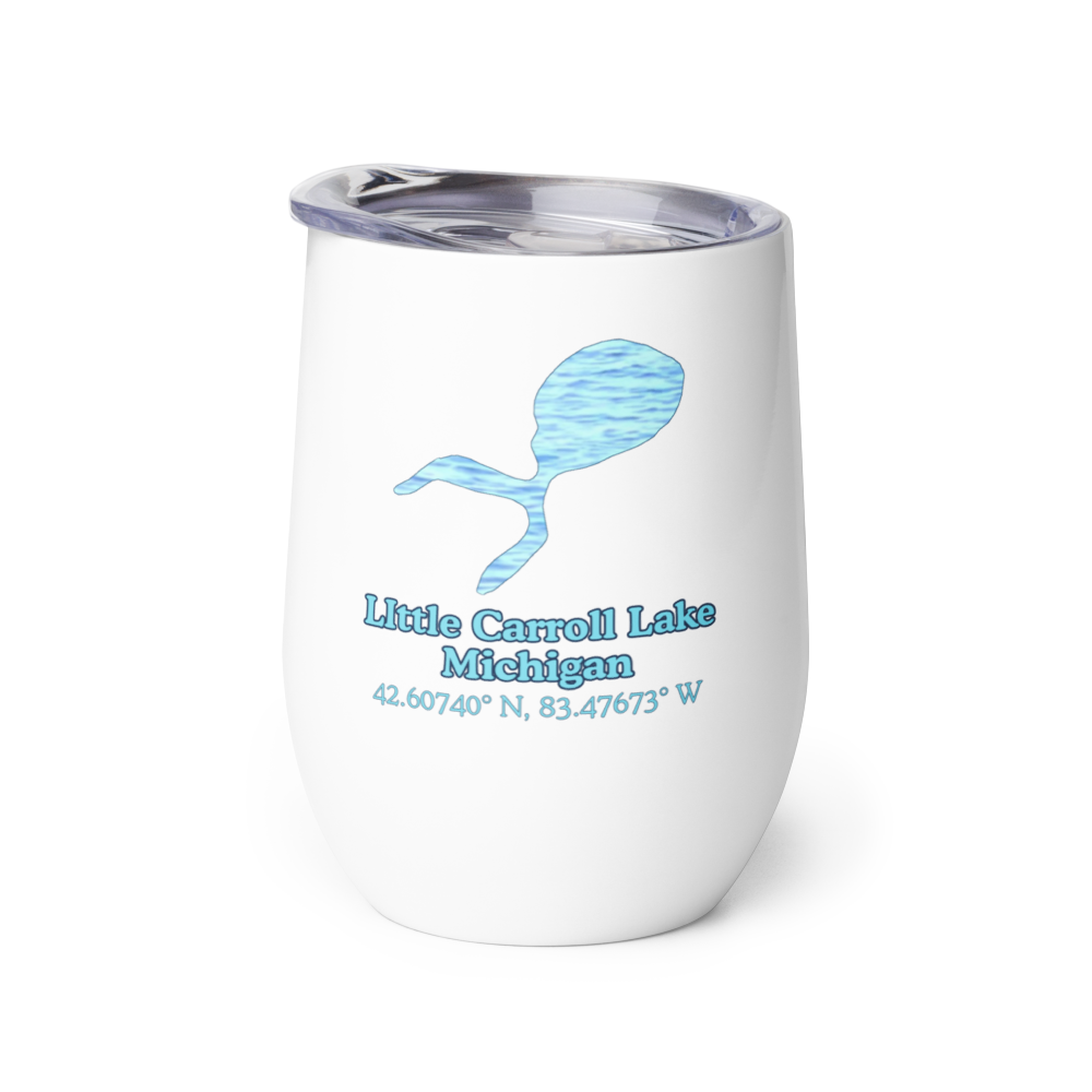 LIttle Carroll Lake Wine Tumbler