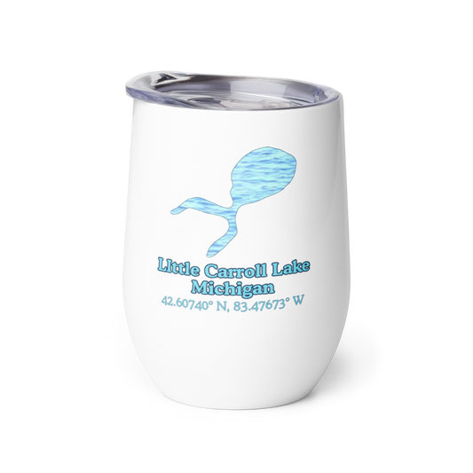 LIttle Carroll Lake Wine Tumbler