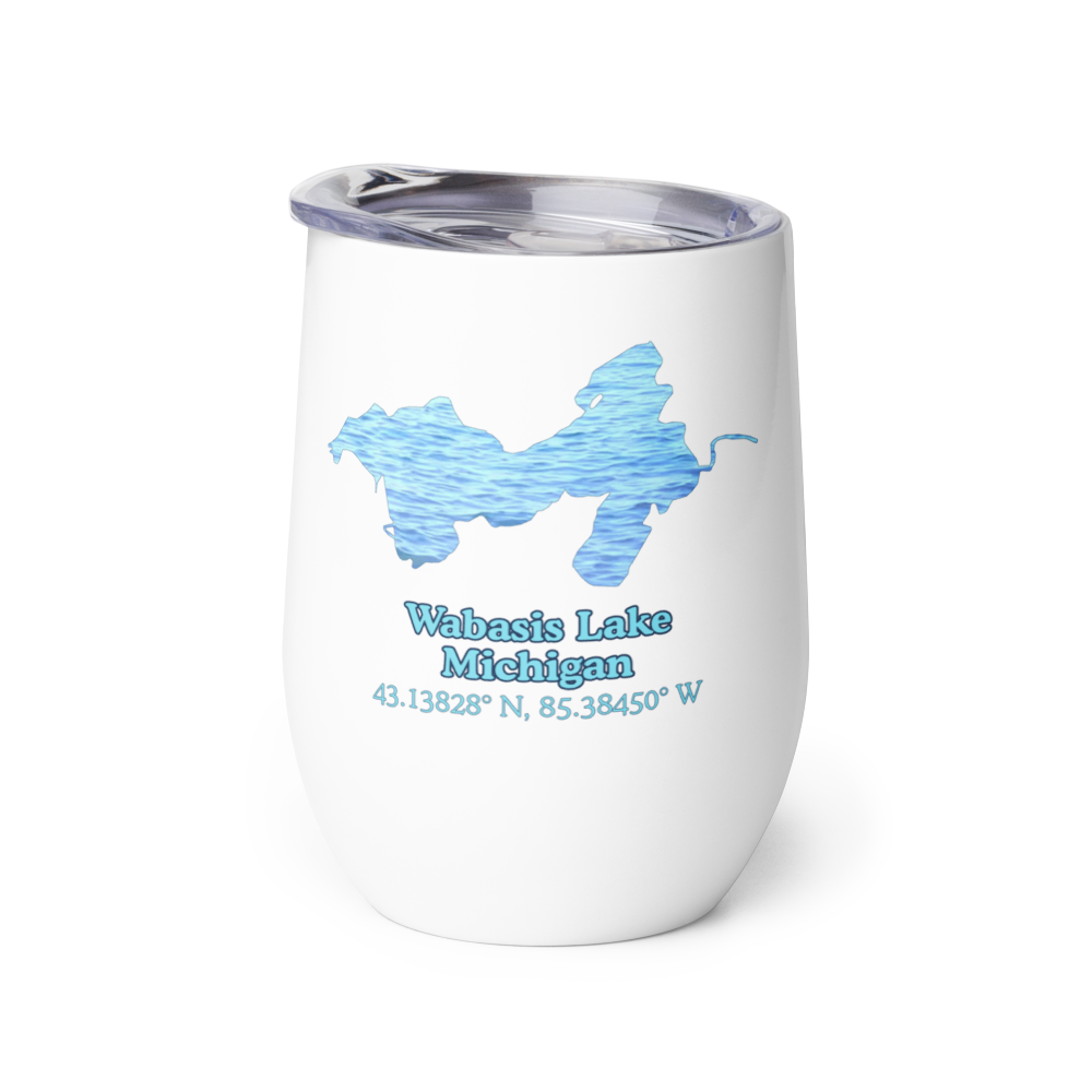 Wabasis Lake Wine Tumbler