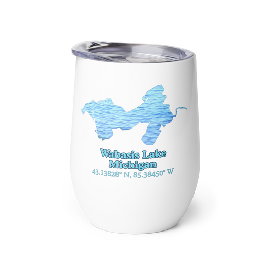 Wabasis Lake Wine Tumbler
