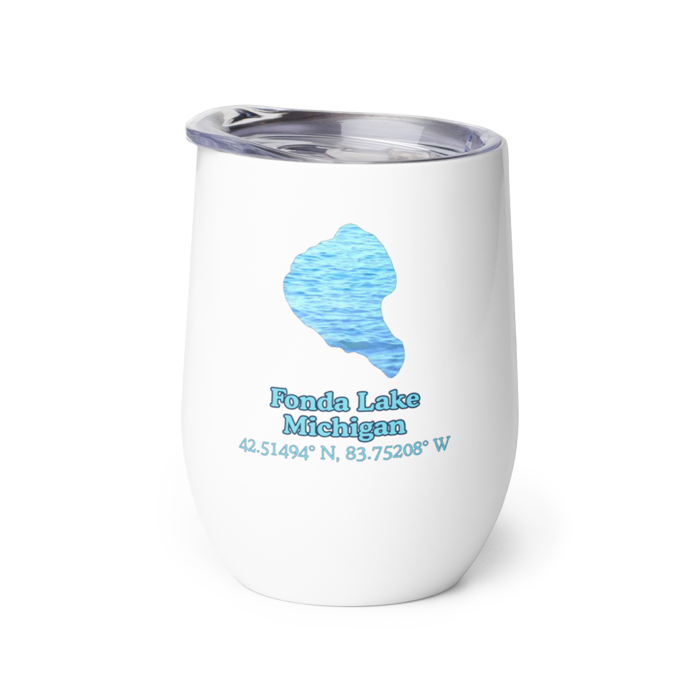 Fonda Lake Wine Tumbler