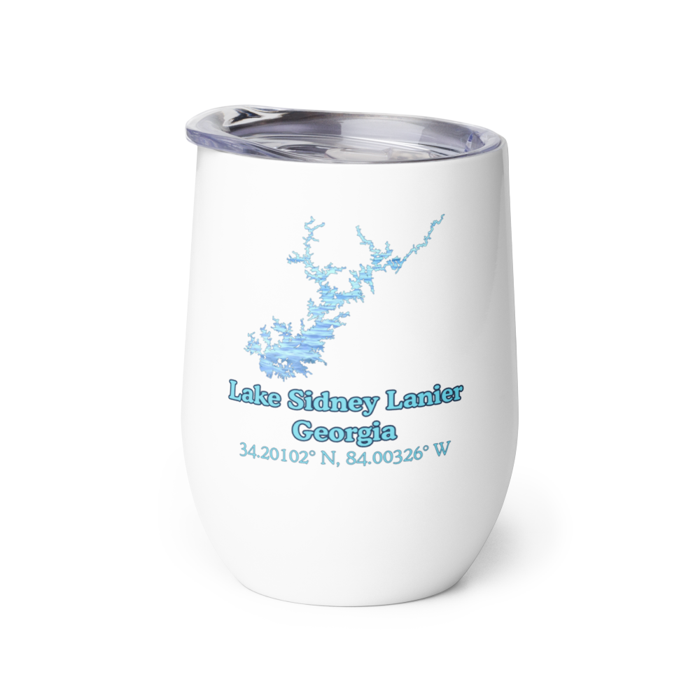 Lake Sidney Lanier Wine Tumbler