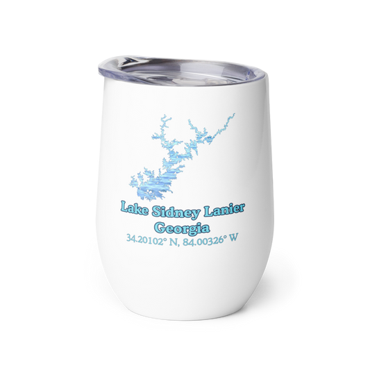 Lake Sidney Lanier Wine Tumbler