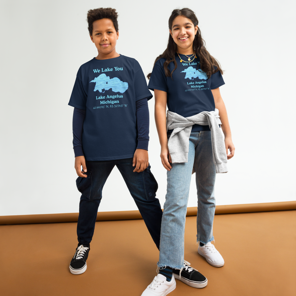 Youth Classic Tee with Lake Angelus