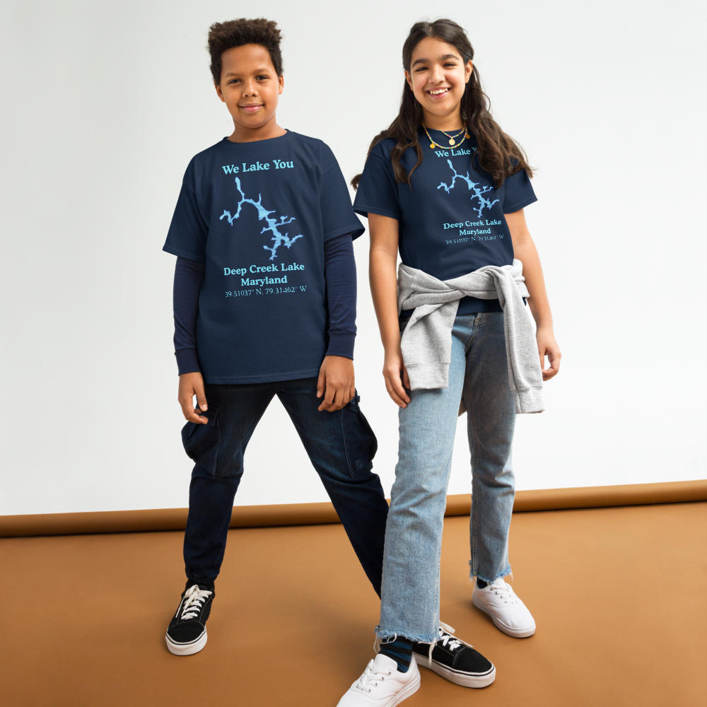 Youth Classic Tee with Deep Creek Lake